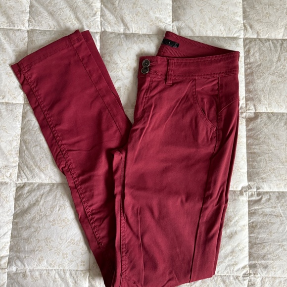 Prana Halle Pants in Red (Size 4 Tall) - Picture 4 of 10